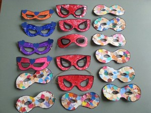 Le mascherine di carnevale